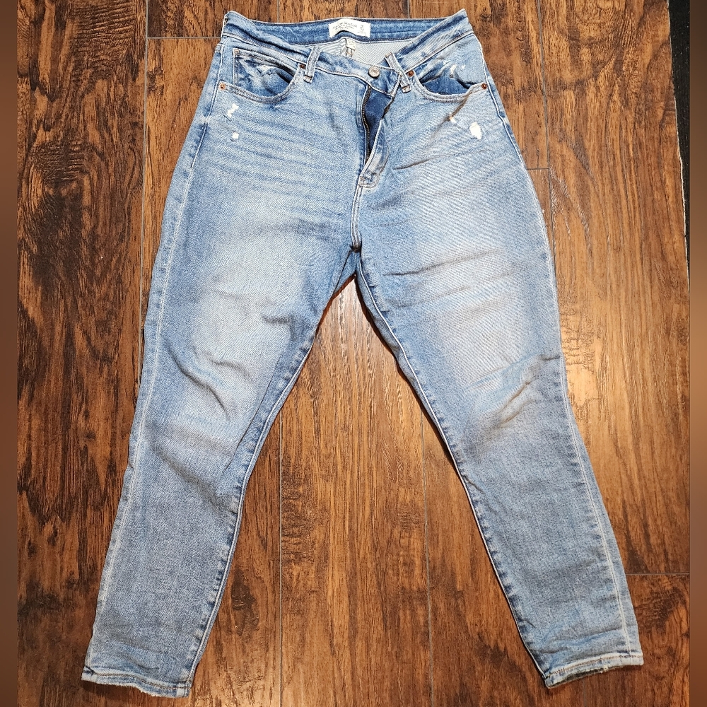 Abercrombie & Fitch Light Blue Skinny Jeans - Curve Love